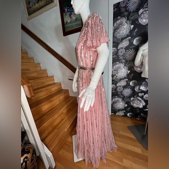 Mac Duggal 5444 Rose Pink/ Size 16 - Picture 6 of 8